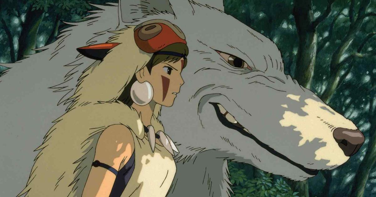 San and Moro stand together in Princess Mononoke.