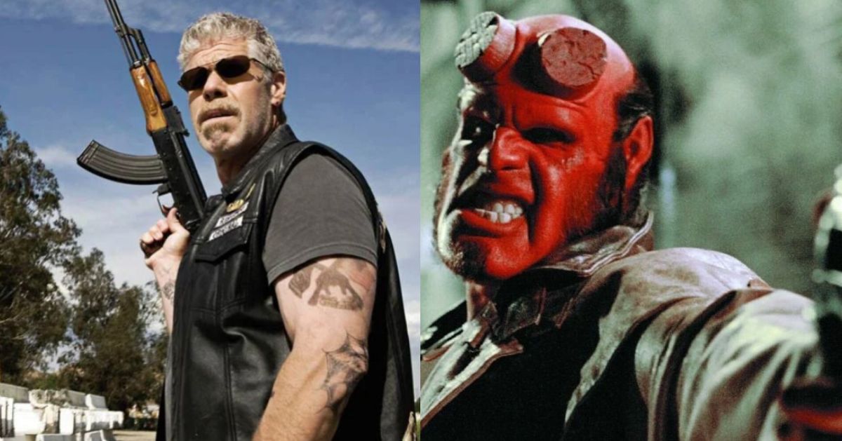 Ron Perlman in Sons of Anarchy and Hellboy