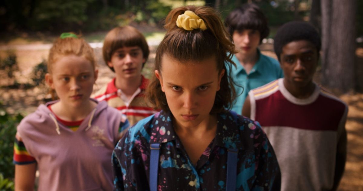 Some of the cast of Stranger Things