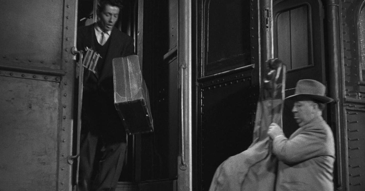 The 1951 psychological thriller film noir Strangers On A Train