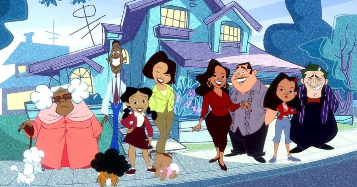 Penny Proud poses with her family