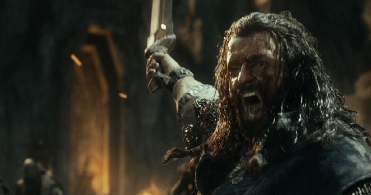 Thorin battles in The Hobbit: An Unexpected Journey