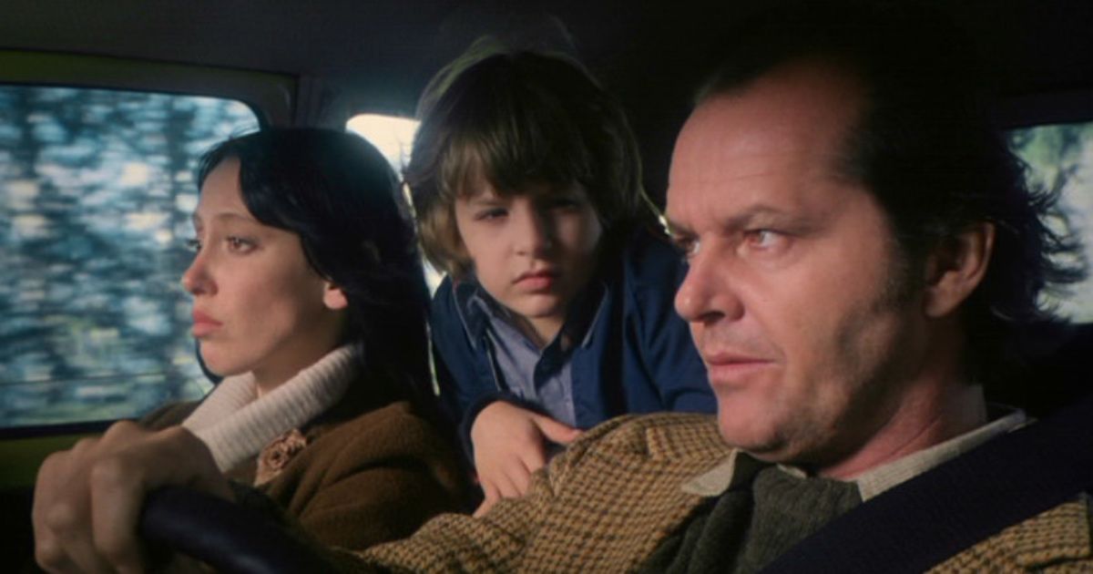 Shelley Duvall, Danny Lloyd, and Jack Nicholson in The Shining