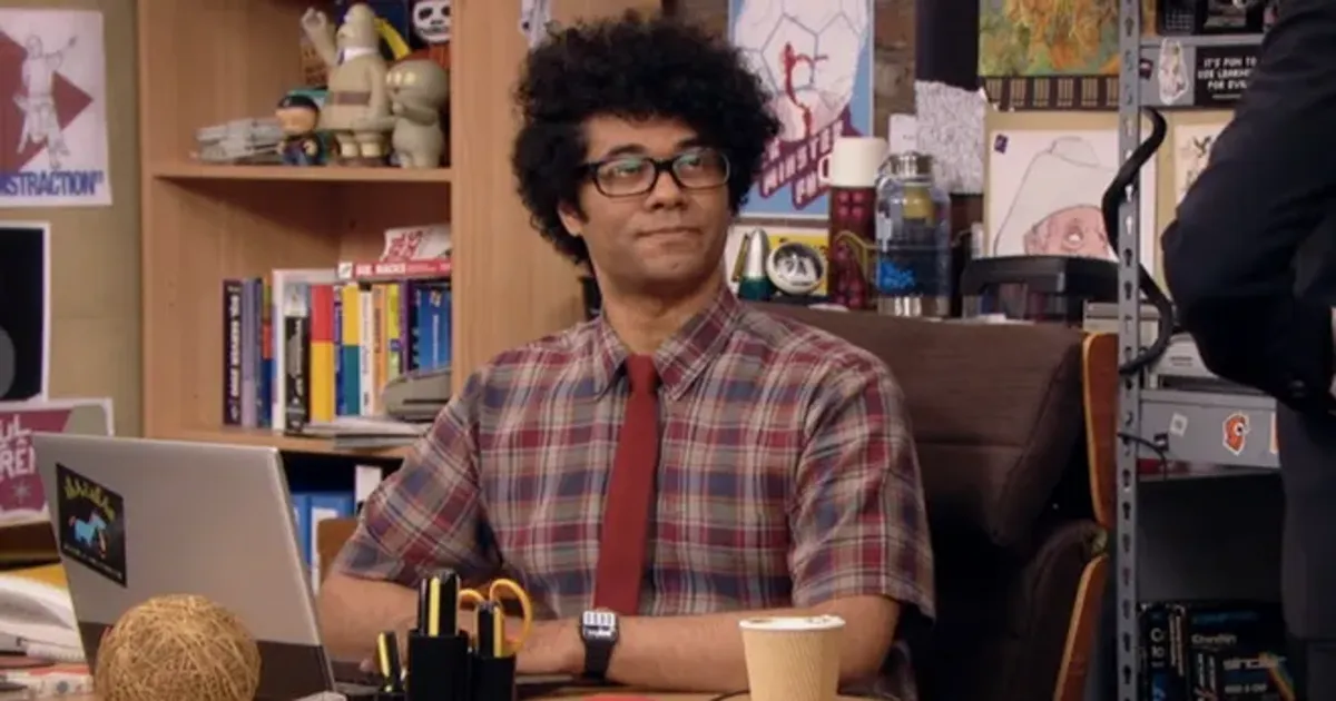 Richard Ayoade as Moss in The IT Crowd