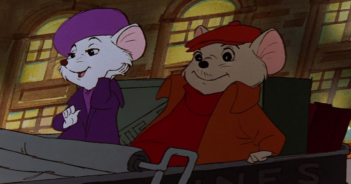 A scene from The Rescuers