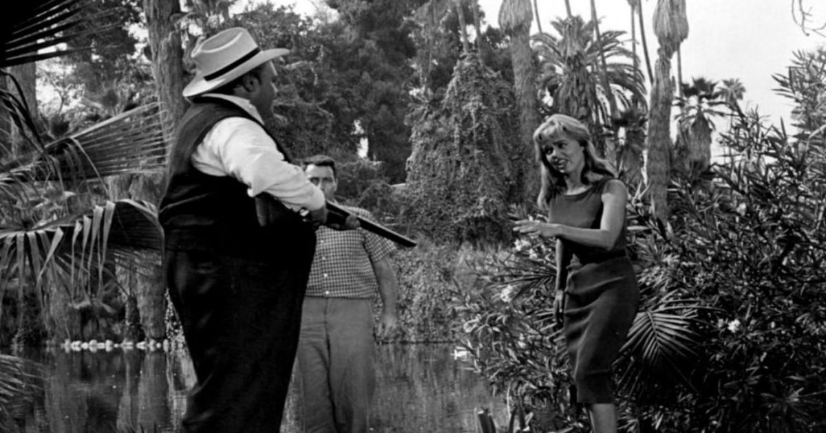 Yvette Vickers in Attack of the Giant Leeches