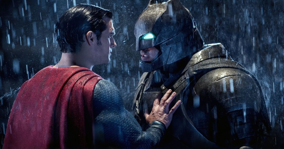 Henry Cavill's Superman and Ben Affleck's Batman in Batman v. Superman: Dawn of Justice