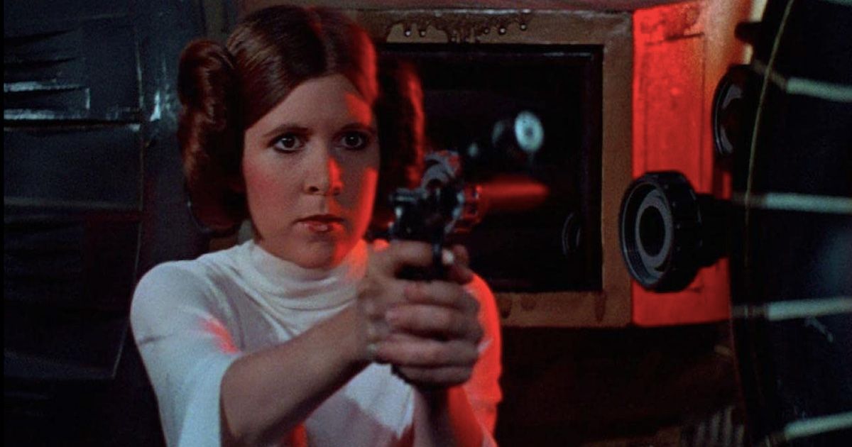 Carrie Fisher as Leia