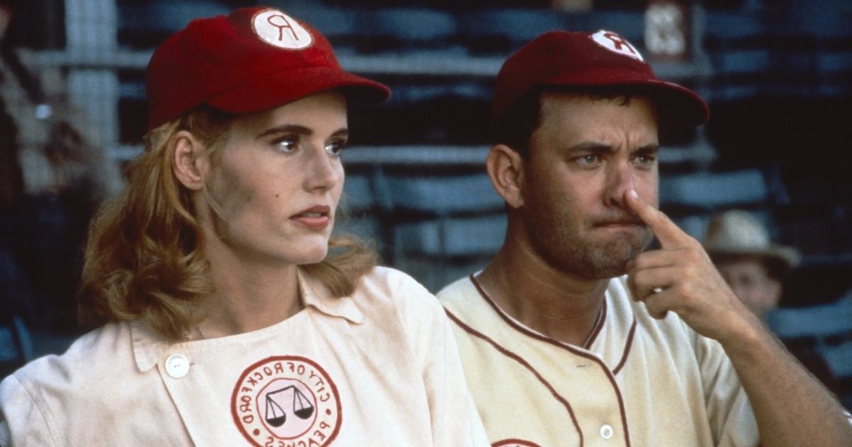 Tom Hanks et Geena Davis dans Une ligue à part