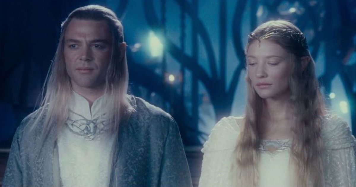 Celeborn and Galadriel in The Lord of the Rings: The Fellowship of the Ring