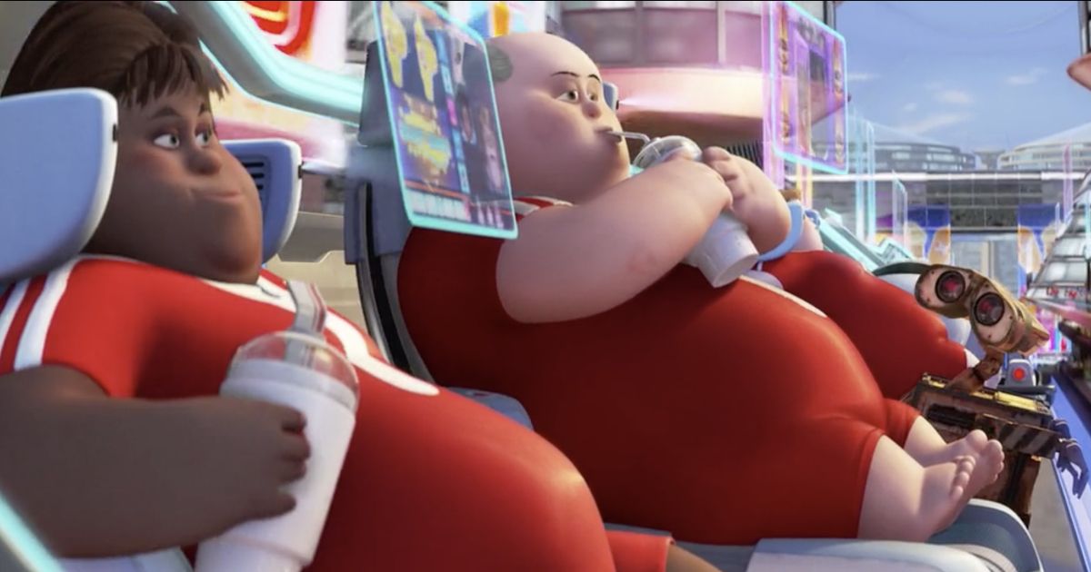 Fat people in WALL-E movie