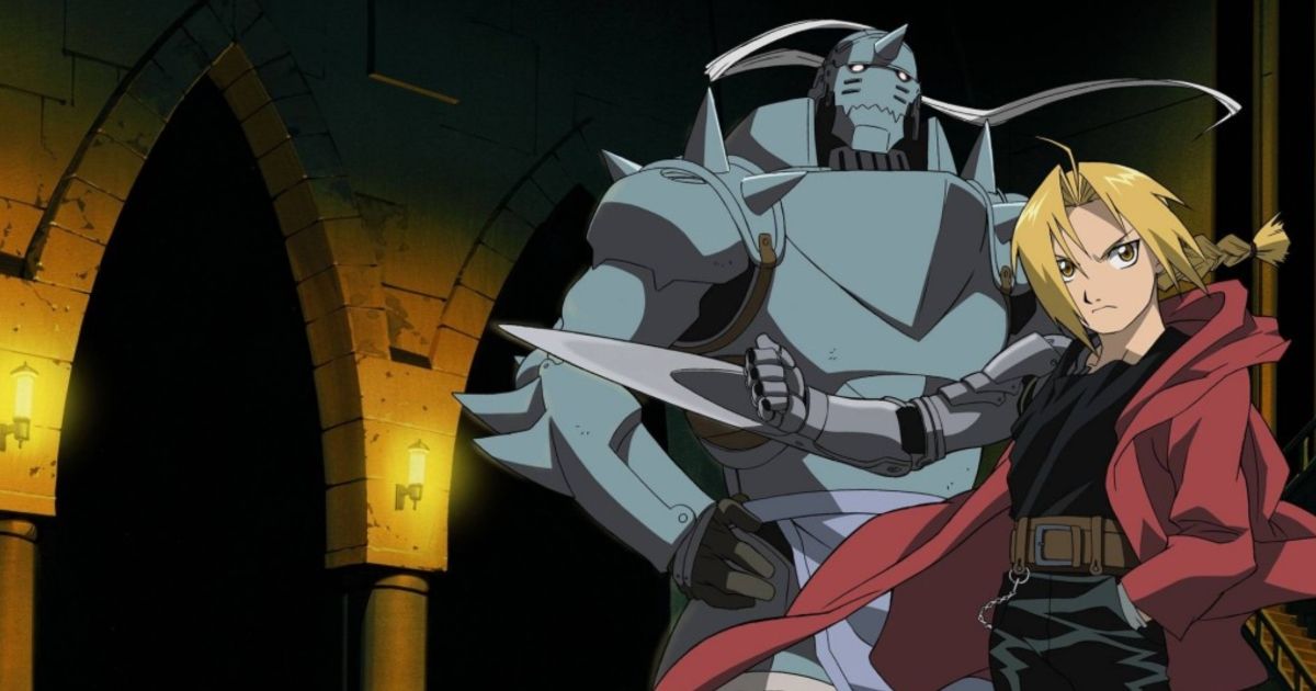 Edward and Alphonse in Fullmetal Alchemist: Brotherhood