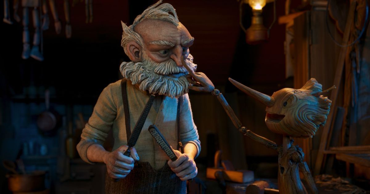 A scene from Guillermo Del Toro's Pinocchio