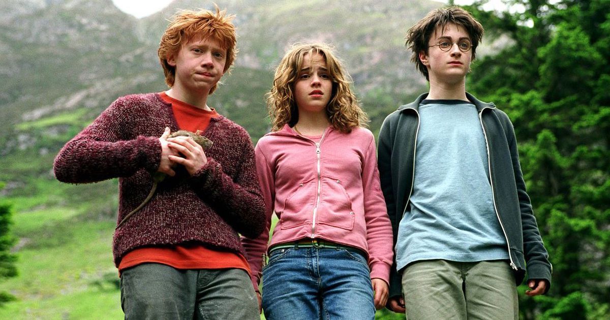 Harry Potter and the Prisoner of Azkaban Ron, Hermione, and Harry