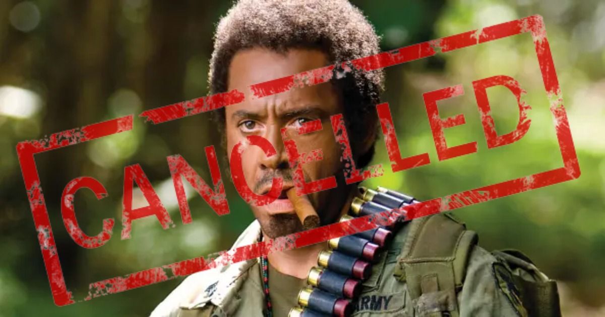 Robert Downey Jr. as a black man in Tropic Thunder Cancelled