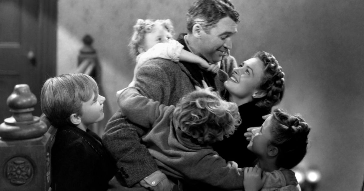 It's a Wonderful Life with Jimmy Stewart and his family