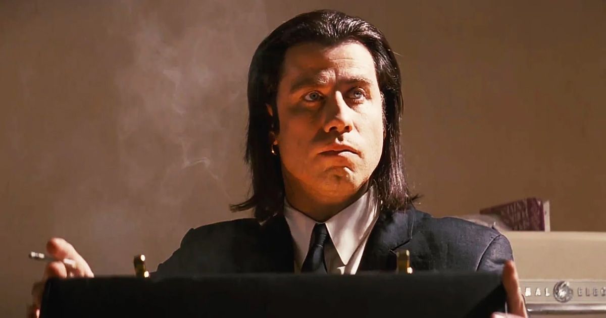 John Travolta ouvre une mallette dans Pulp Fiction