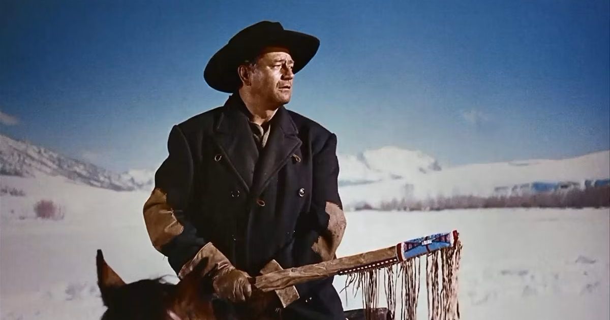 John Wayne in the western movie The Searchers