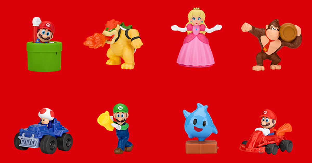 Mario McDonalds Toys