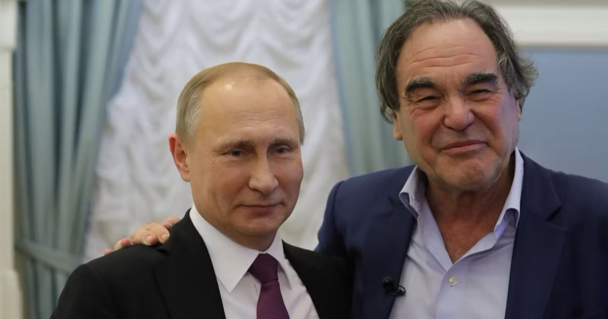 Oliver Stone and Russian President in The Putin Interviews