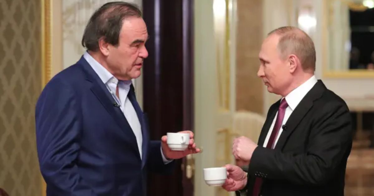 Oliver Stone and Vladimir in The Putin Interviews