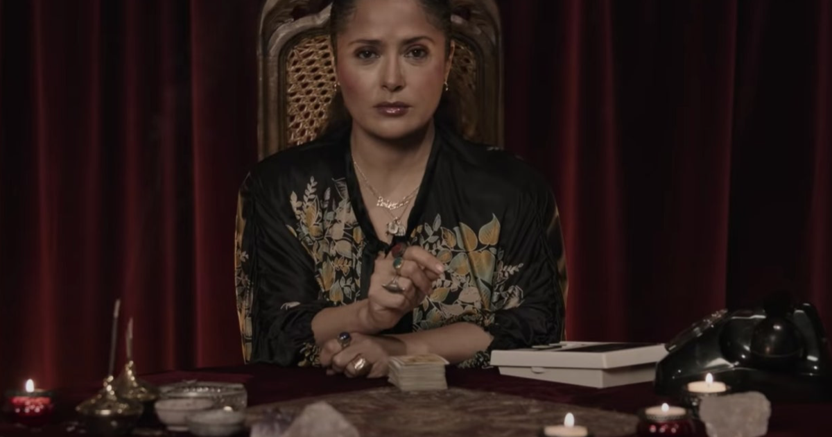 Salma Hayek as Pina Auriemma in House of Gucci