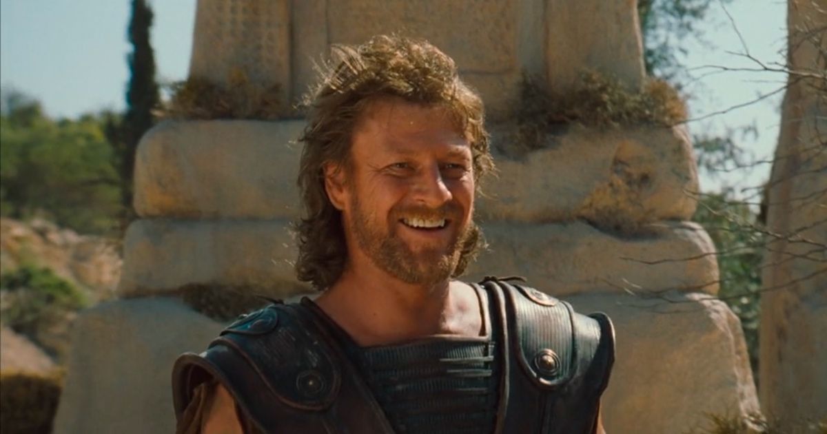 Sean Bean as Odysseus in Troy