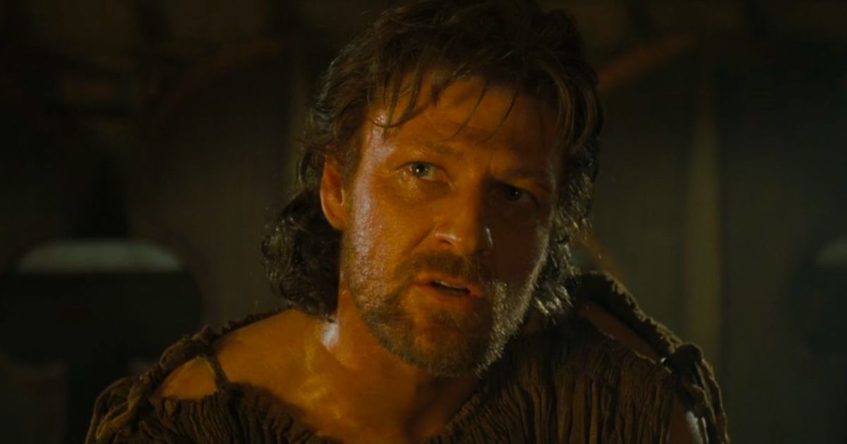 Sean Bean in Troy as Odysseus
