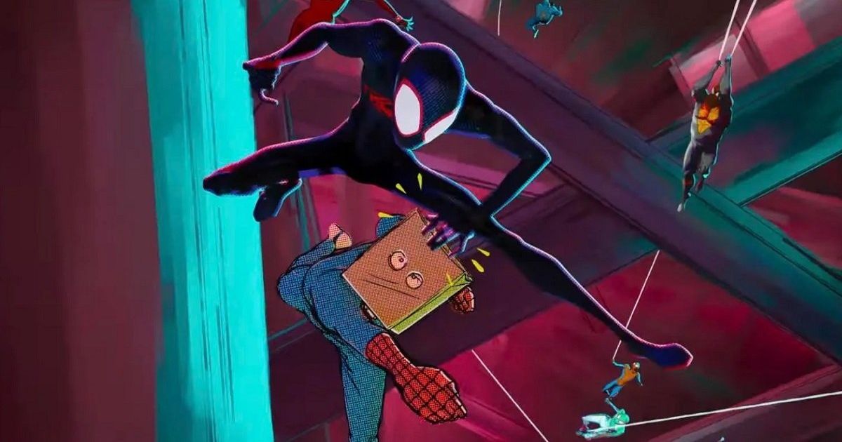 Spider-Man-and-Bagman across the spider verse bombastic bag man