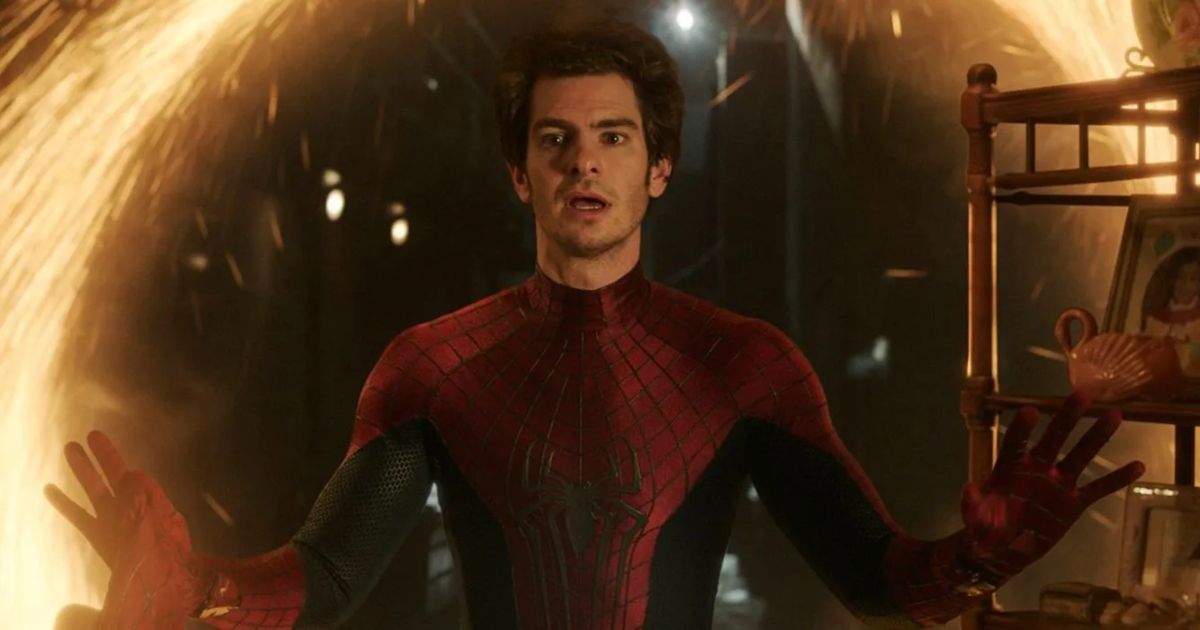 Andrew Garfield as Peter Parker / Spider-Man from another universe