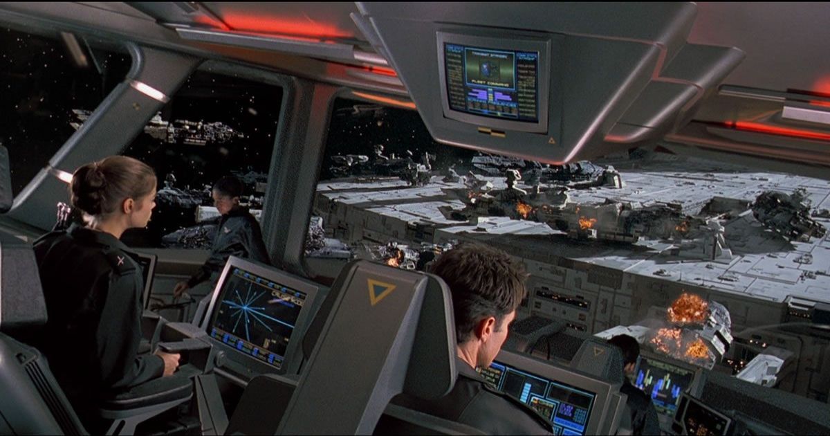 starship troopers scene