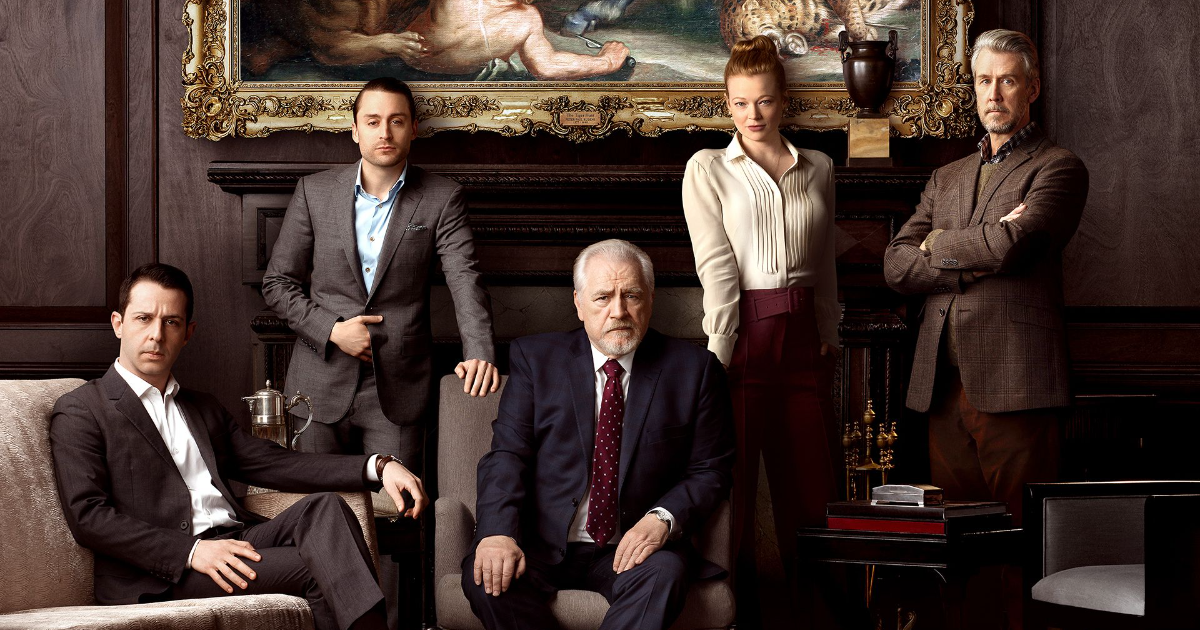 The cast of Succession