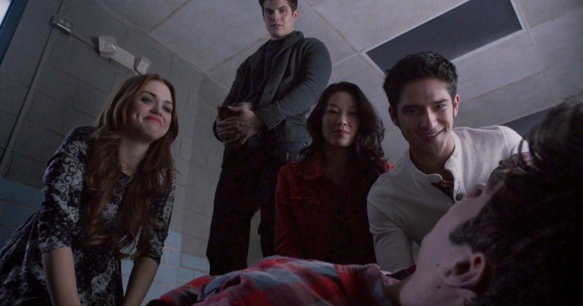 Teen Wolf Lydia, Isaac, Kira, Scott, and Stiles