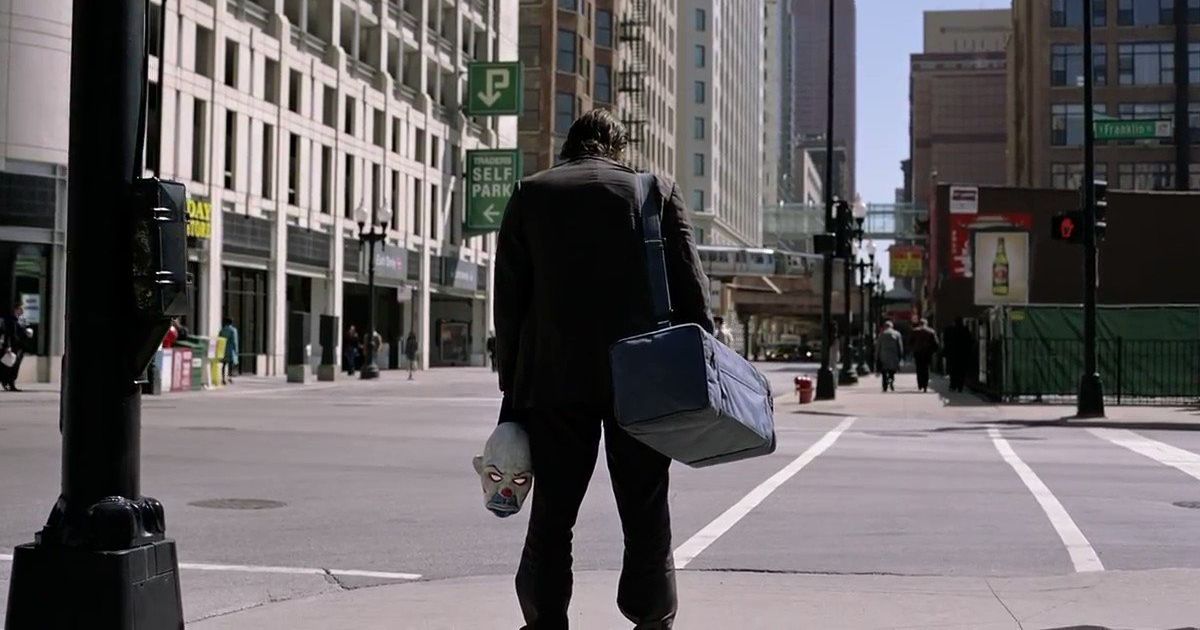 The opening of Christopher Nolan's The Dark Knight