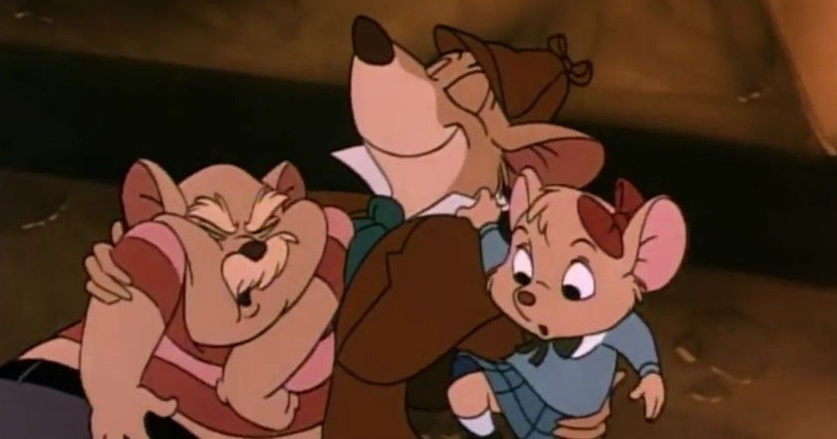 A scene from The Great Mouse Detective 