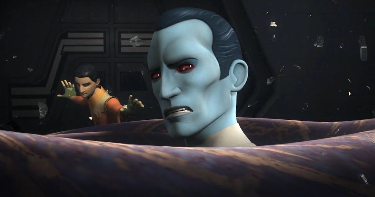 Thrawn, Ezra and the Purrgil in Star Wars Rebels