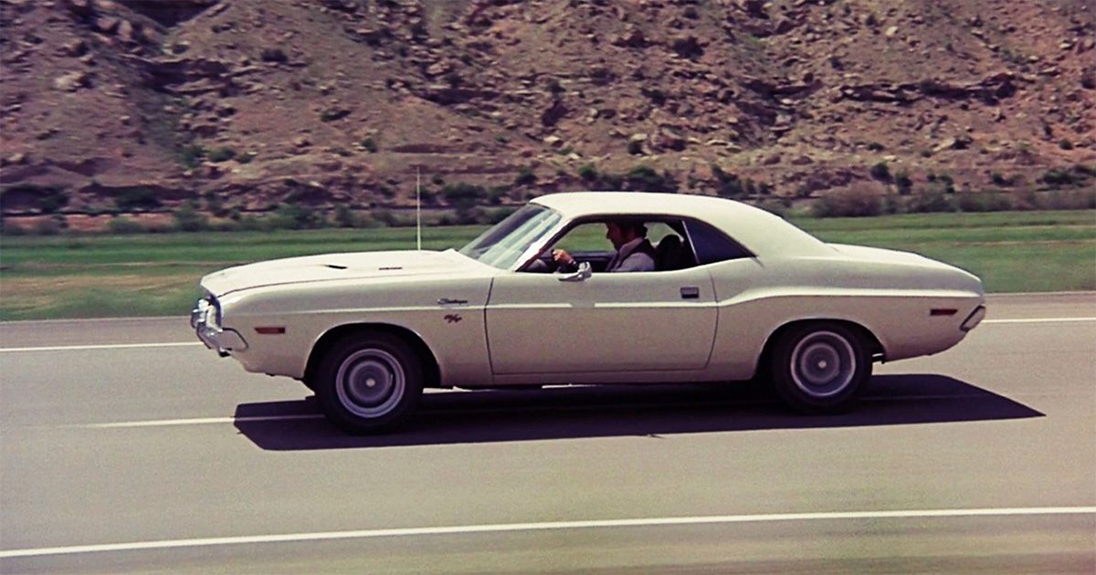 The Dodge Challenger as seen in Vanishing Point