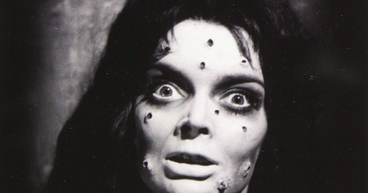 close-up of Barbara Steele in Black Sunday