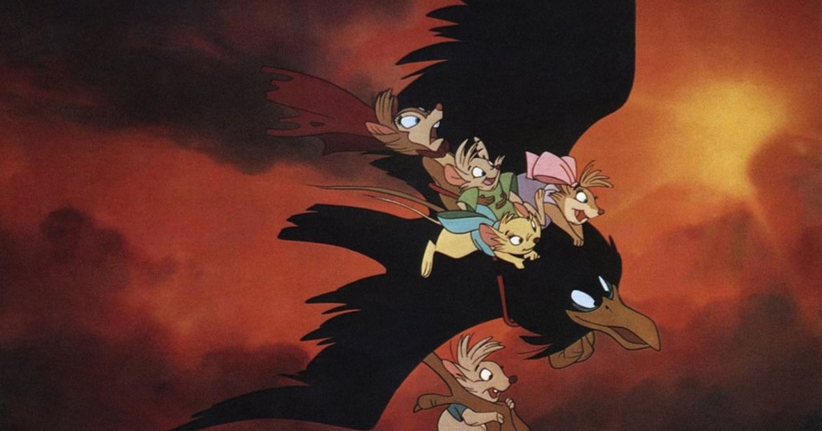 Uma cena de O Segredo de NIMH