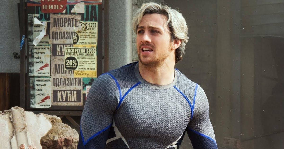 Aaron Taylor-Johnson as Pietro Maximoff / Quicksilver in Avengers: Age of Ultron