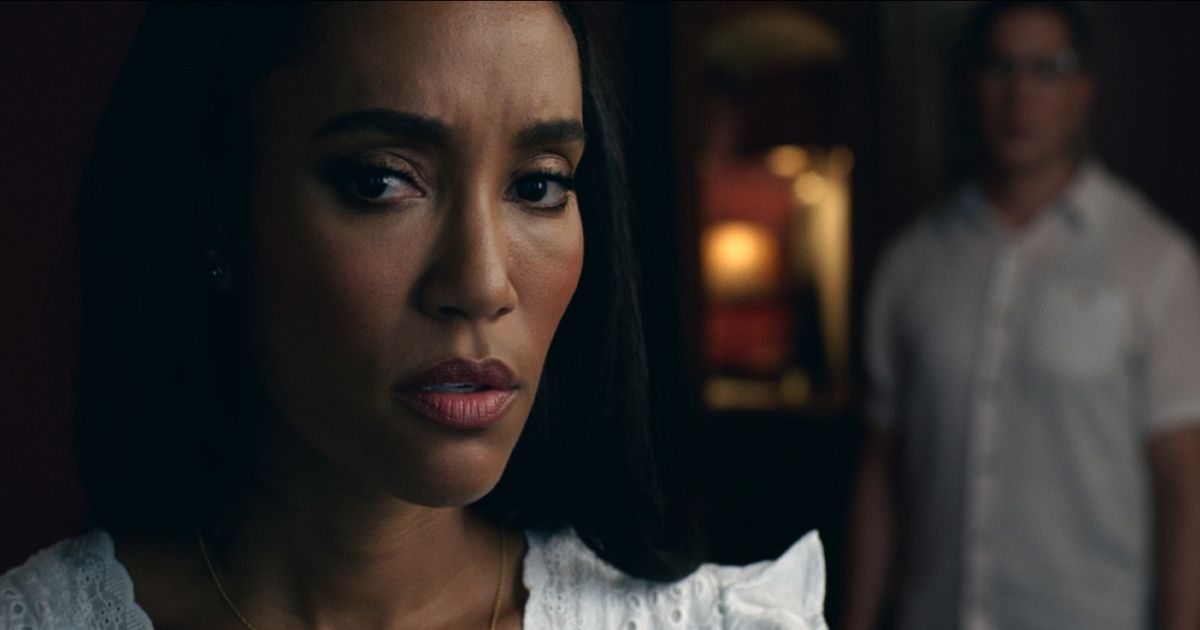 Annie Ilonzeh and Joseph Sikora in horror movie Fear 2023