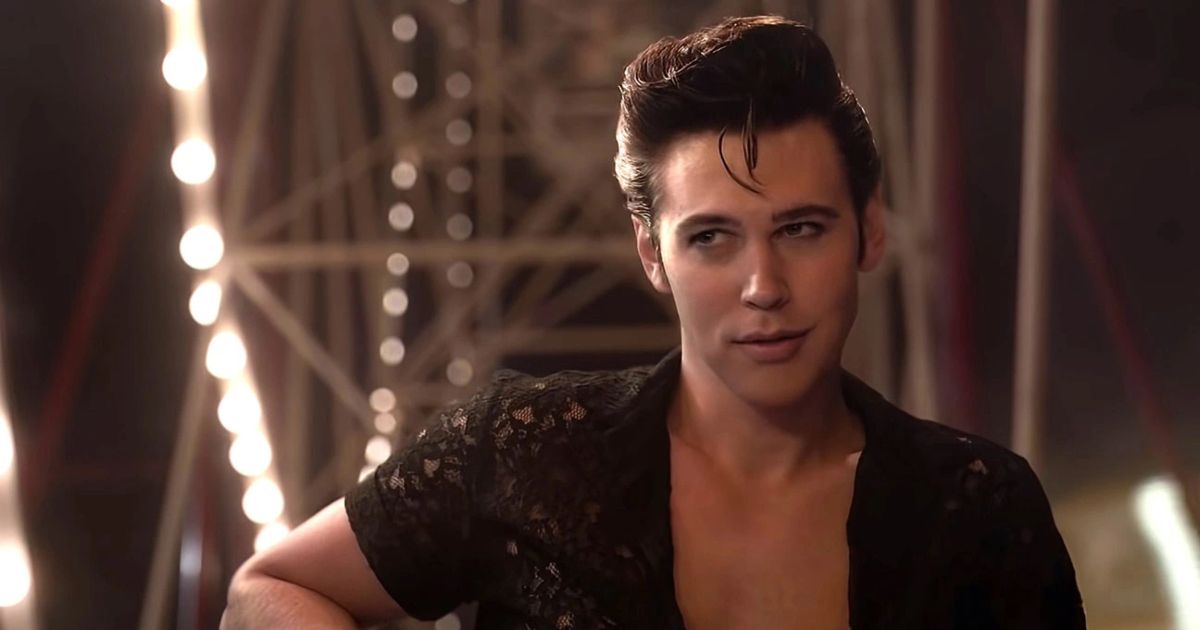 Austin Butler as Elvis Presley in a scene from Elvis