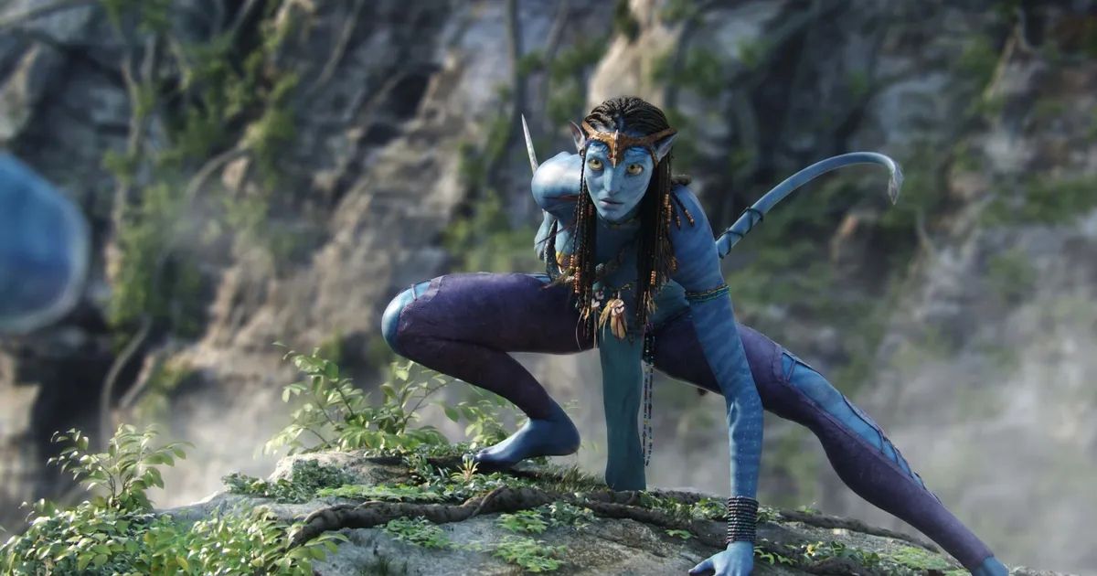 Zoe Saldana's character Neytiri in Avatar 