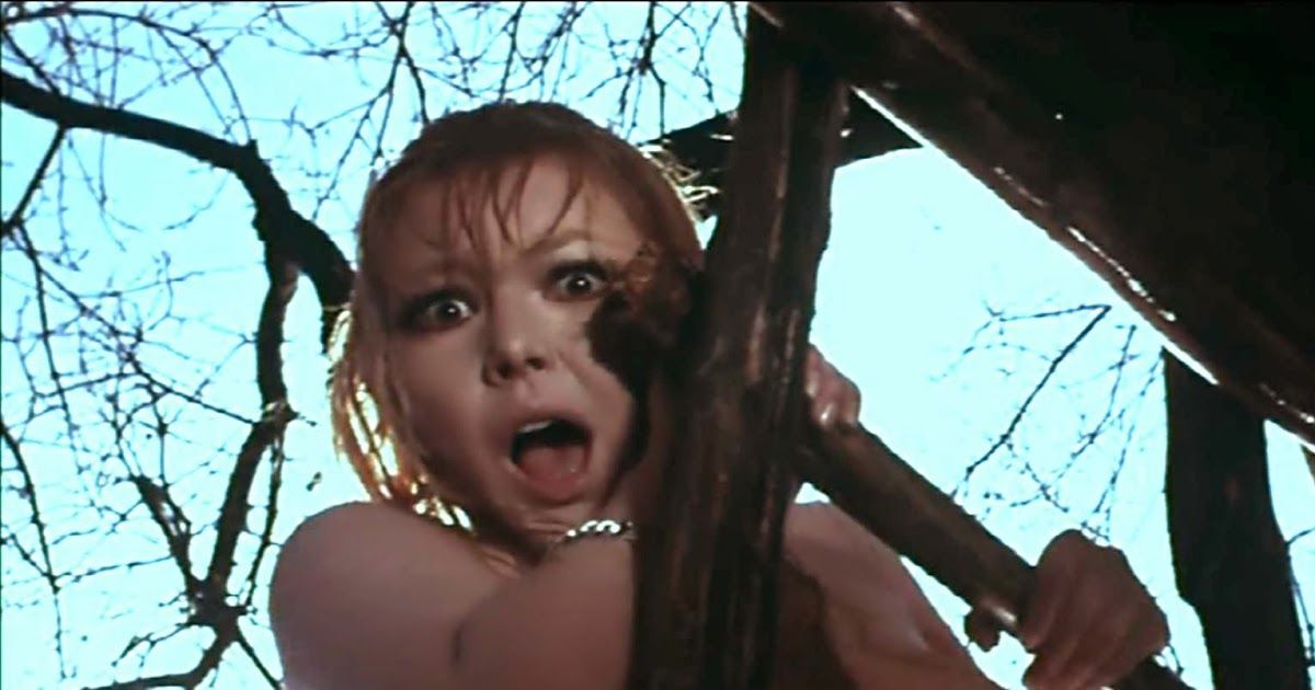 Brigitte Skay screams in Bay of Blood