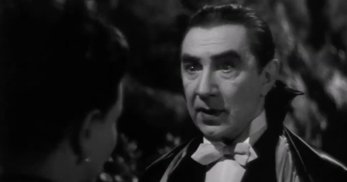 Bela Lugosi as Dracula in Abbot And Costello Meet Frankenstein