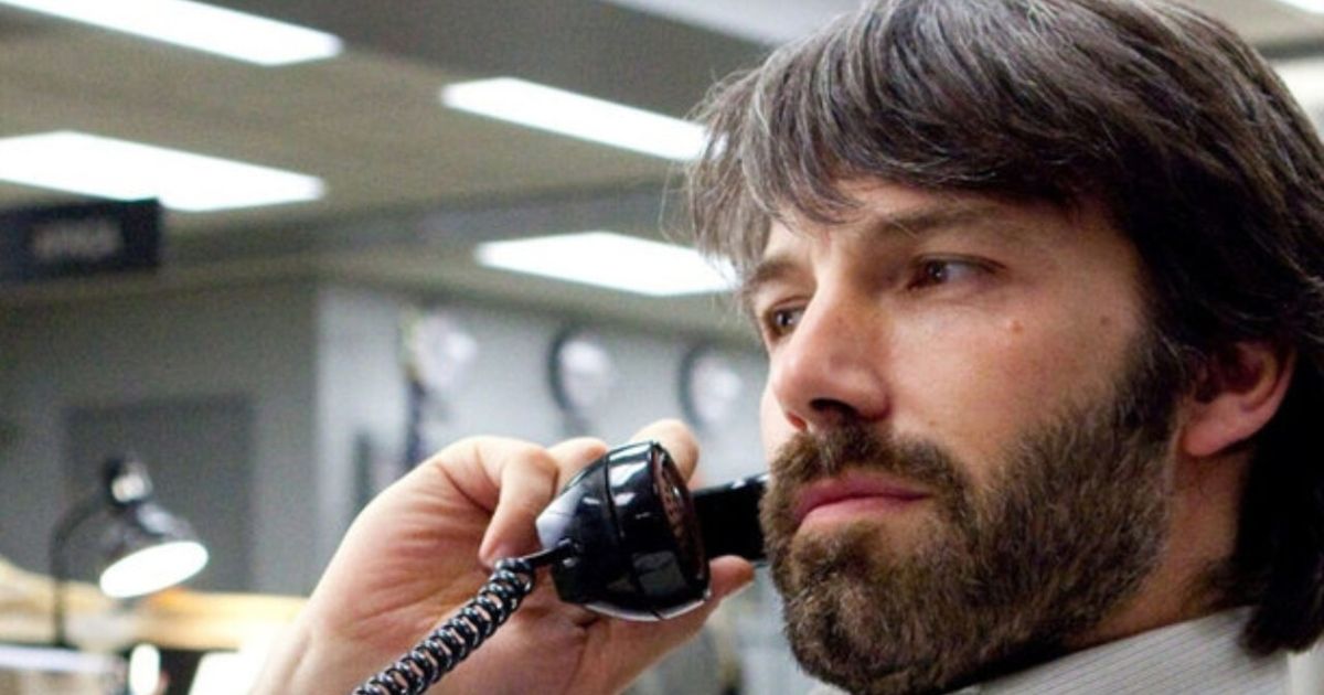 Ben Affleck on the phone at Argo