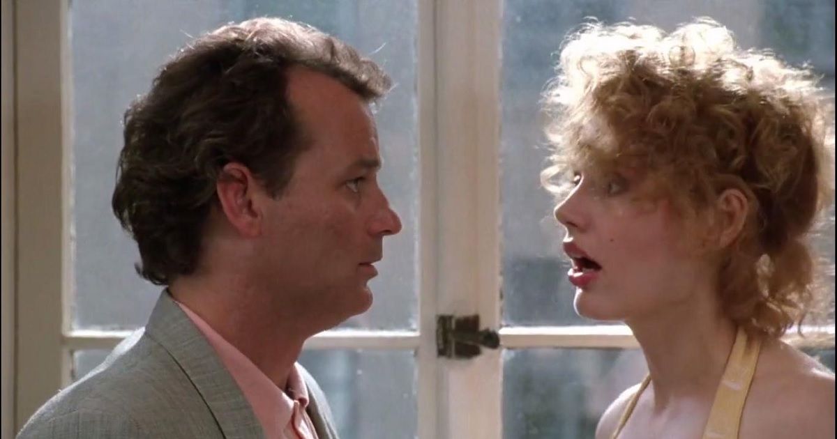 Bill Murray and Geena Davis in the comedy crime film, Quick Change