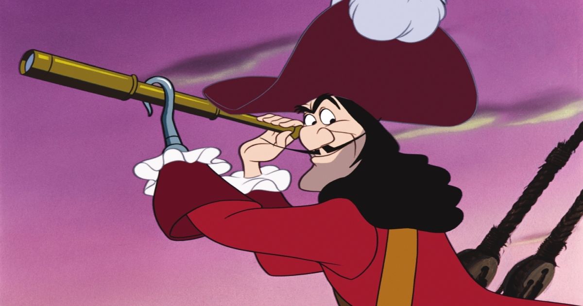 Captain Hook in a scene from Peter Pan