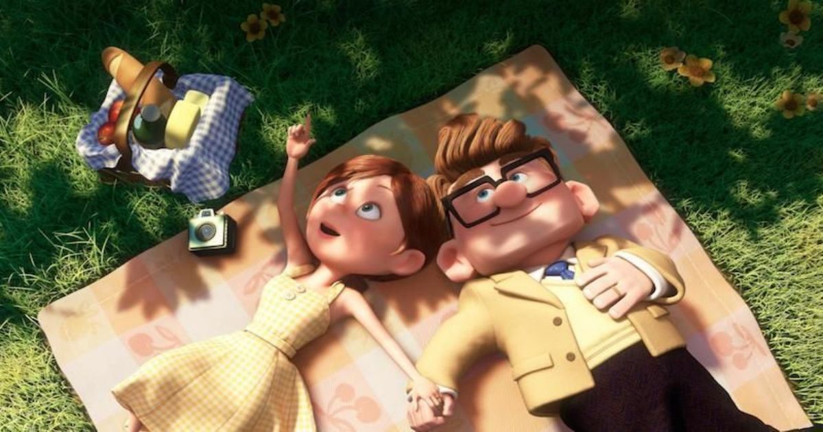Carl and Ellie on a picnic in Up