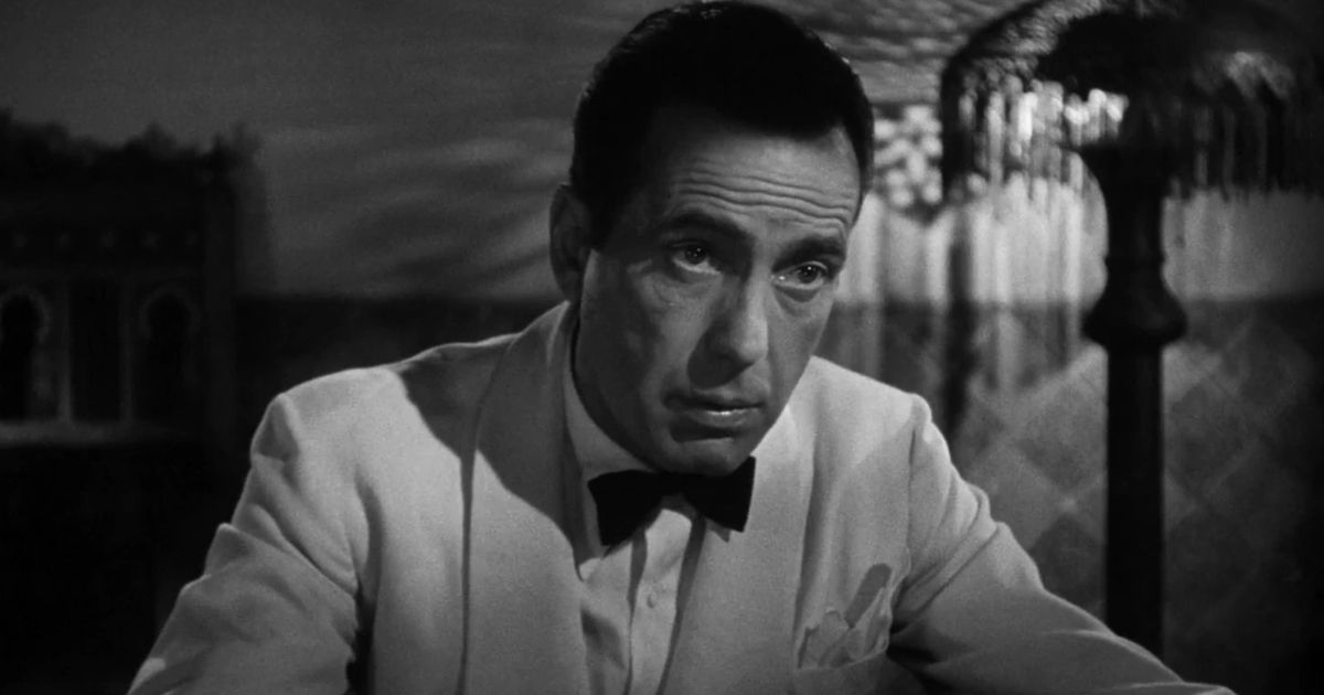 Humphrey Bogart in Casablanca